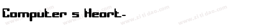 Computer s Heart字体转换